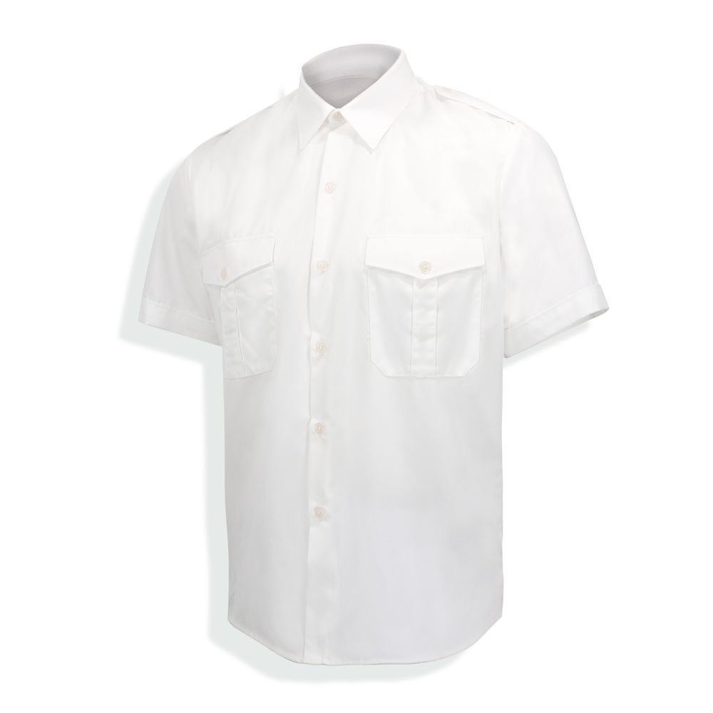 Nanibon Fuzzi White Linen Short Sleeve Safari Shirt Size L